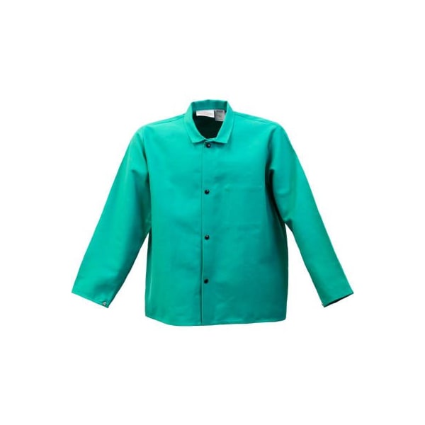 Stanco Mfg. Stanco Flame Resistant 30in Green Cotton Coat, FR630-2XL - main